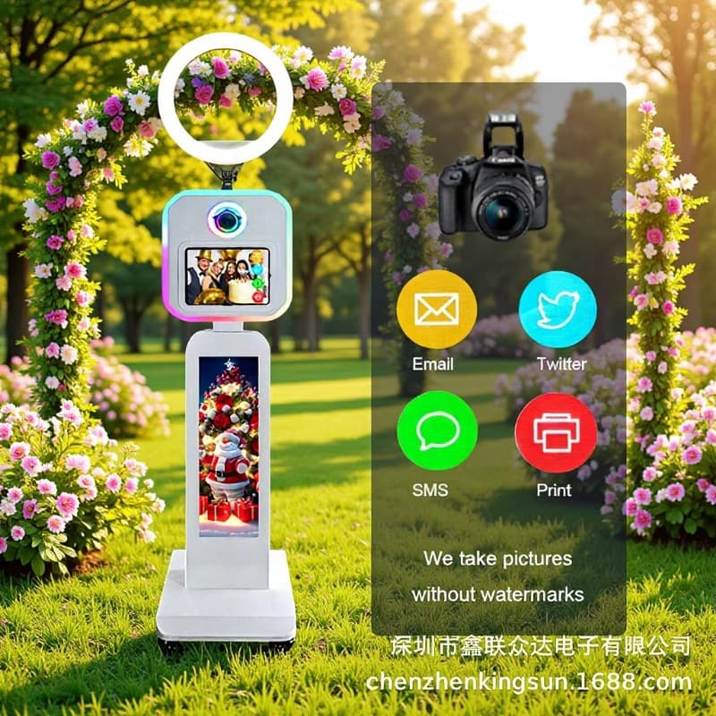 New Year New Product DSLR iPad Photo Booth Strip Screen Party Sharing Holiday Celebration