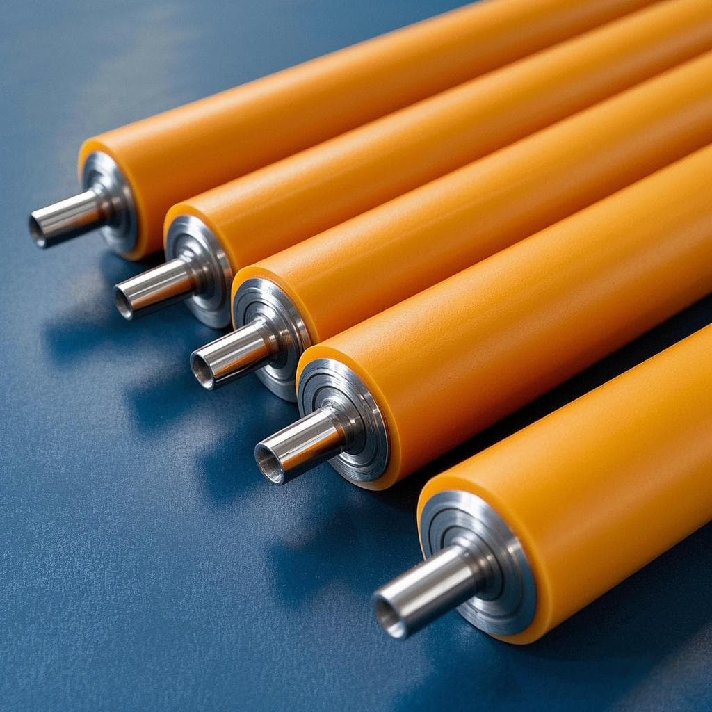 Manufacturer recommended 304 stainless steel shaft core rubber-coated rollers, customizable with silicone, rubber, polyurethane, etc.