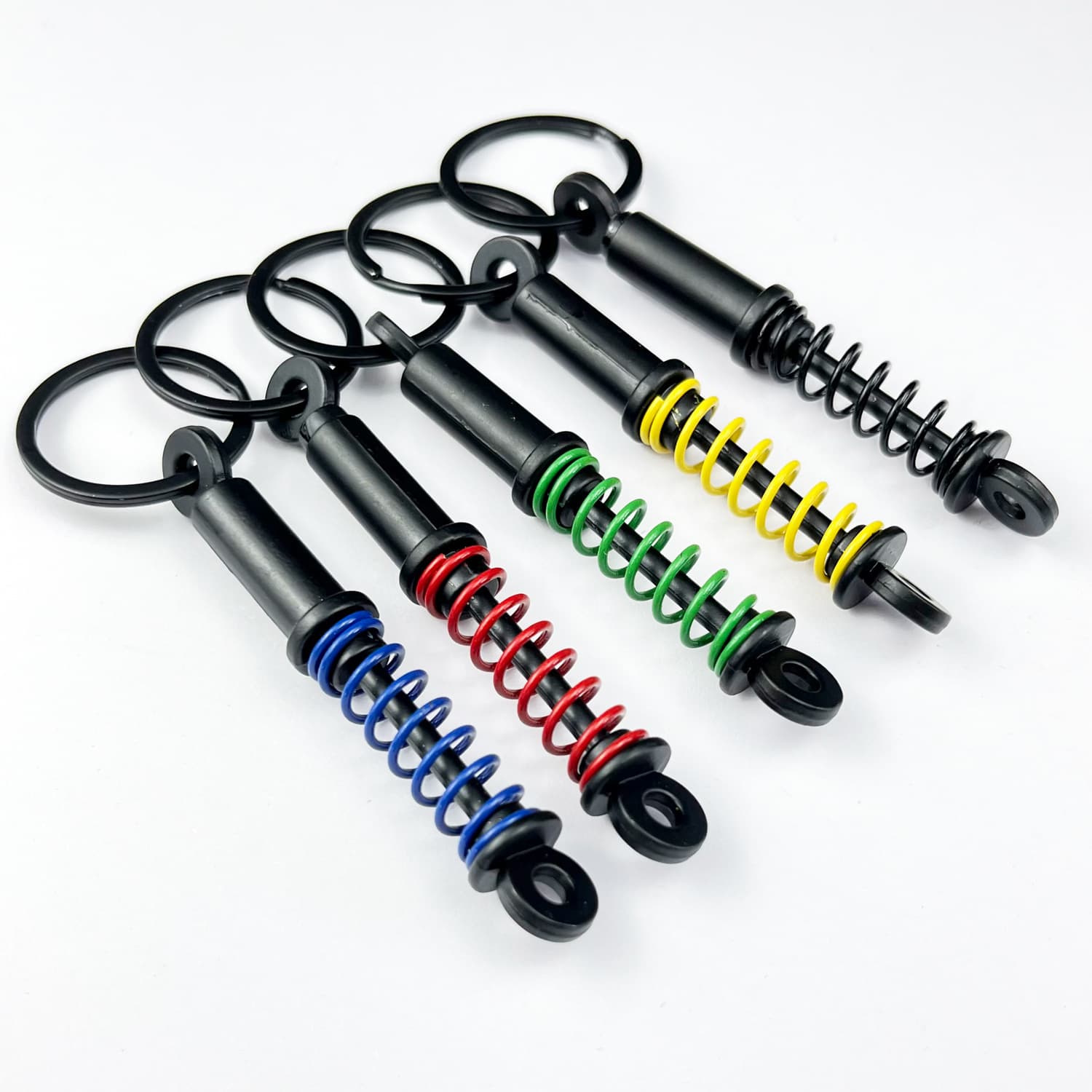 Cross-border metal modified keychain manufacturer wholesale shock absorber shock absorber suspension high-end keychain pendant