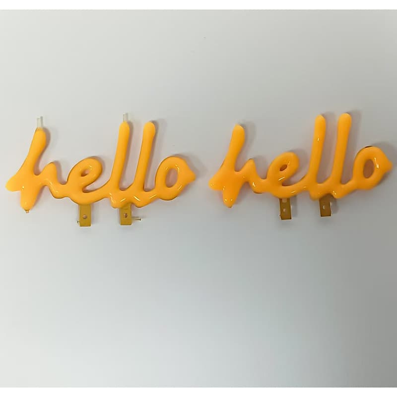 Cross-border Smiley Face Letter Light Design Light Sheet LED 3V Special-shaped Filament Decorative Atmosphere Pattern Light Source Retro