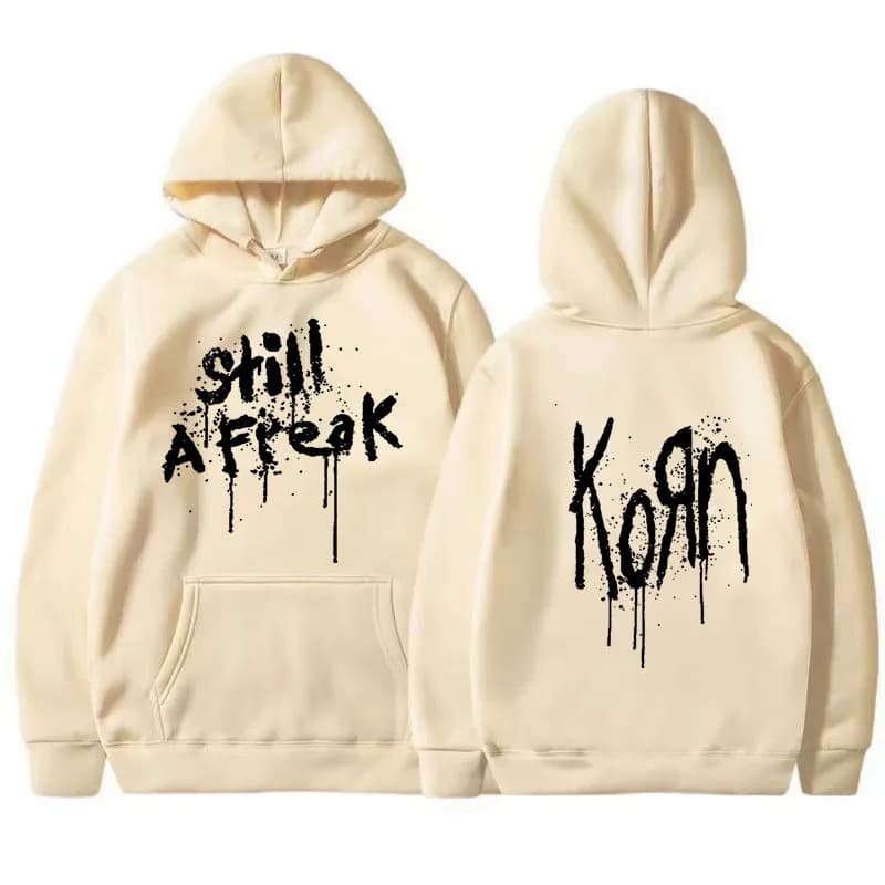 【Cross-Border European Size】Korn Music-Gothic Metal Hoodie