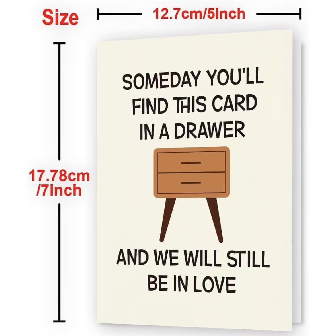 Cross-border funny birthday greeting cards for husband and boyfriend gift card anniversary greeting card gift Valentine's Day card