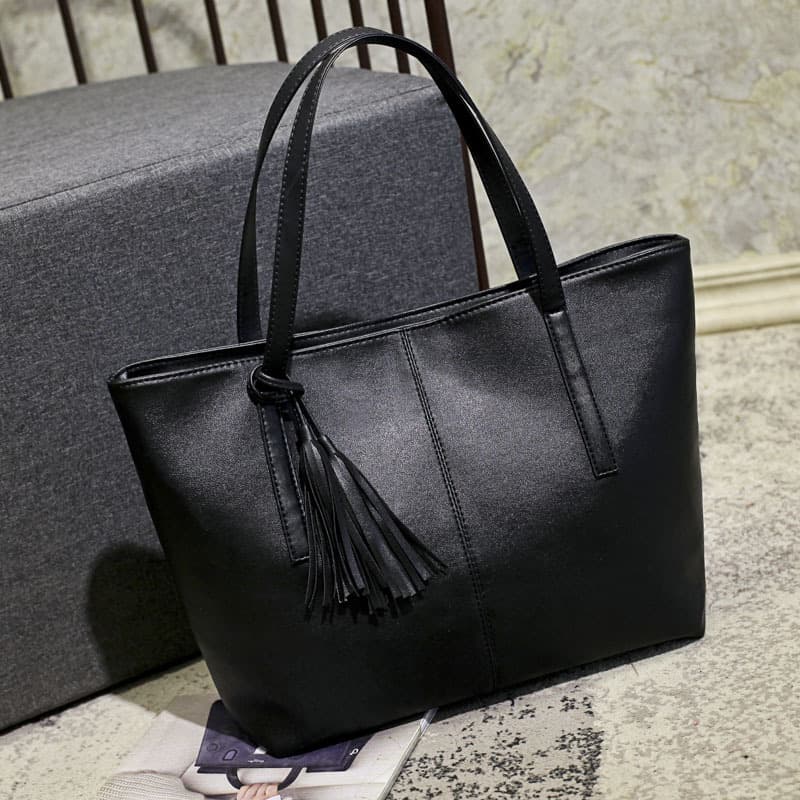 Four Seasons Large Capacity Tote Bag Texture New Fashion Korean Version Trendy Large Shoulder Bag Hand-held Crossbody Women's Bag