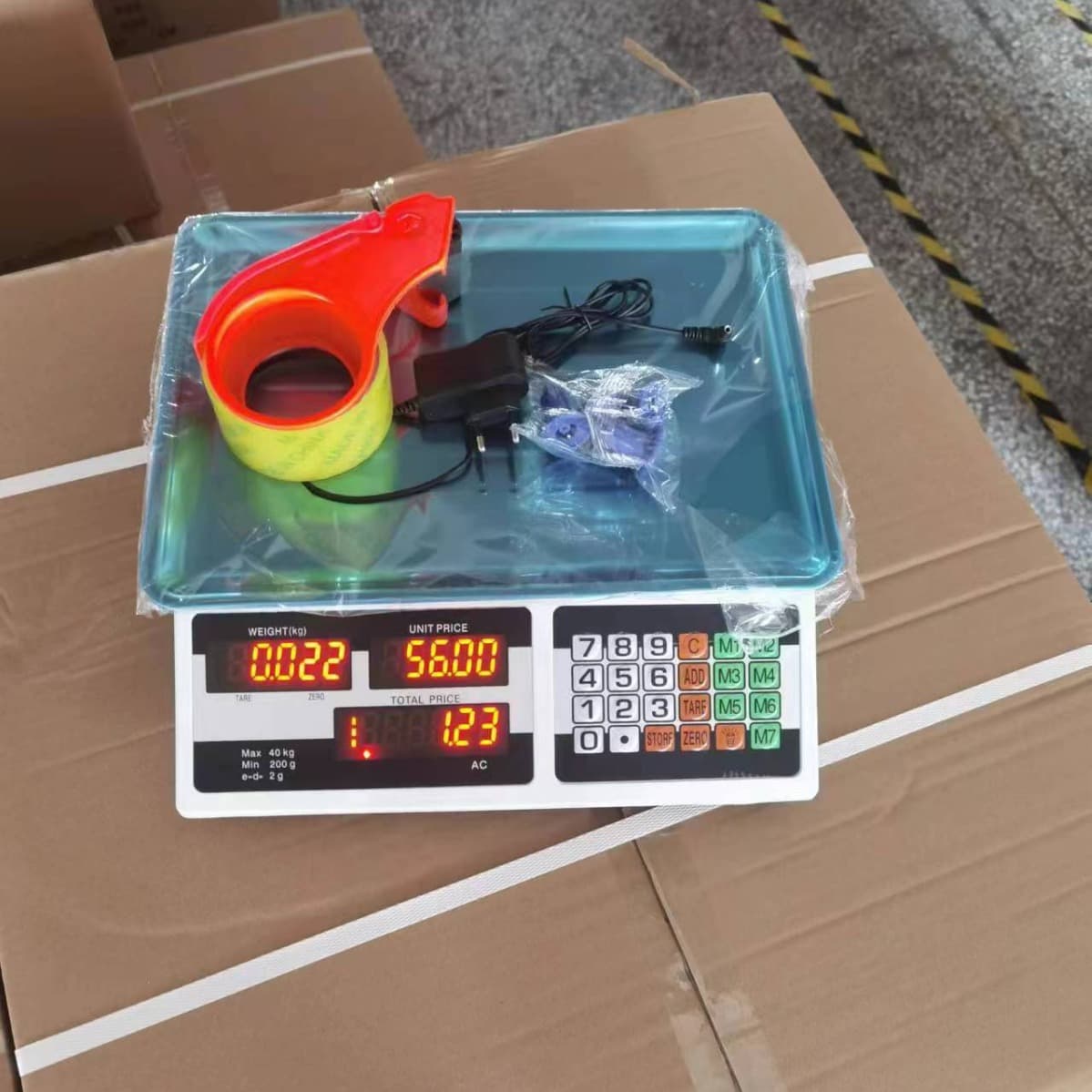 Foreign Trade Commercial Pricing High Precision Electronic Scale 30kg 40kg Kitchen Household Kilogram Platform Scale Small Vegetable Weighing Scale