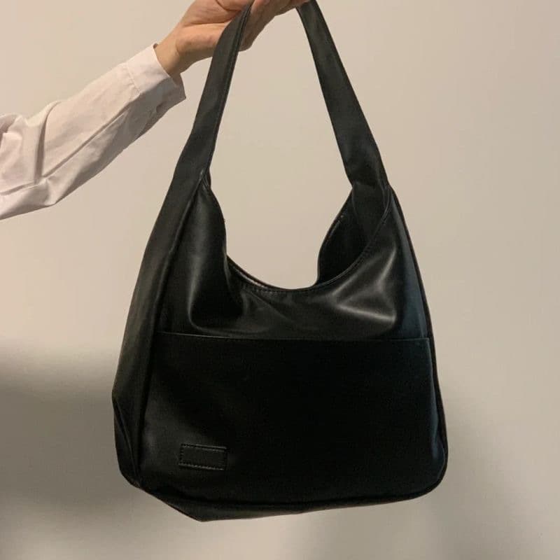 Tote Bag, Large Capacity Women's Bag, High-End, Light Luxury, Commuter Korean Niche Bag, Large Capacity Soft Leather Bucket Bag