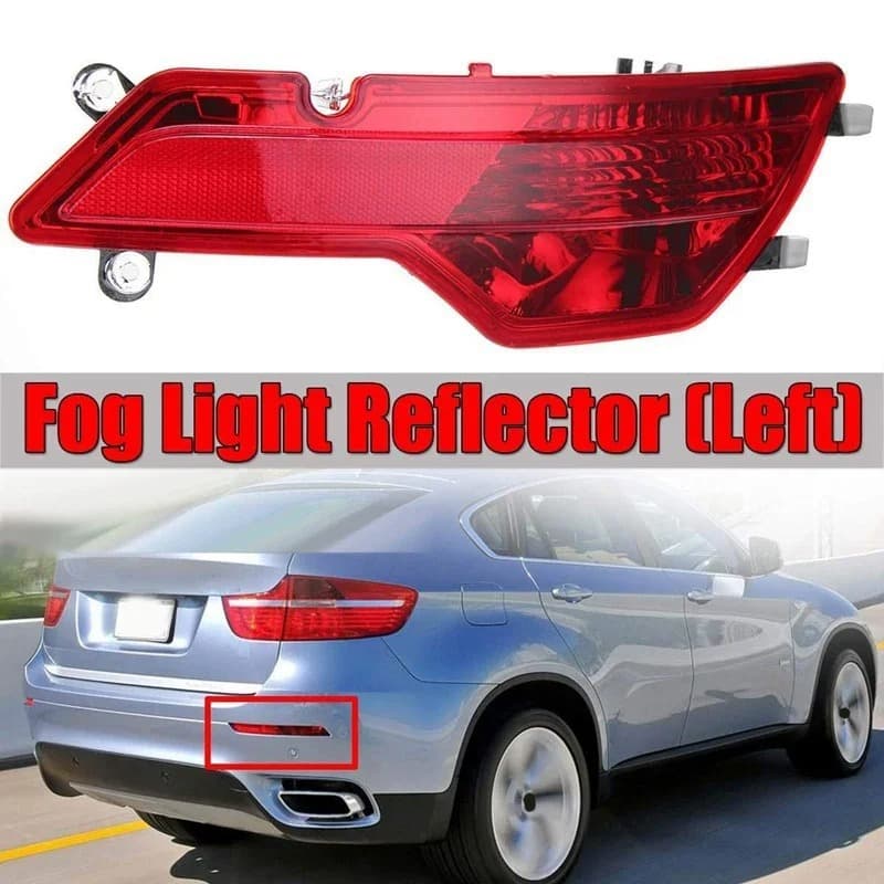 For BMW X6 Rear Bumper Reflector Light E71 Rear Bumper Light E72 Fog Light X6 Fake Light Anti-Collision Light