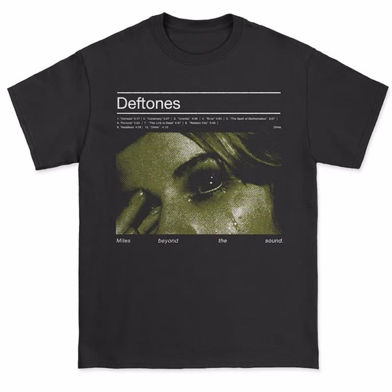 2025 Deftones Cotton Singer Band T-Shirt Men Women Hip Hop