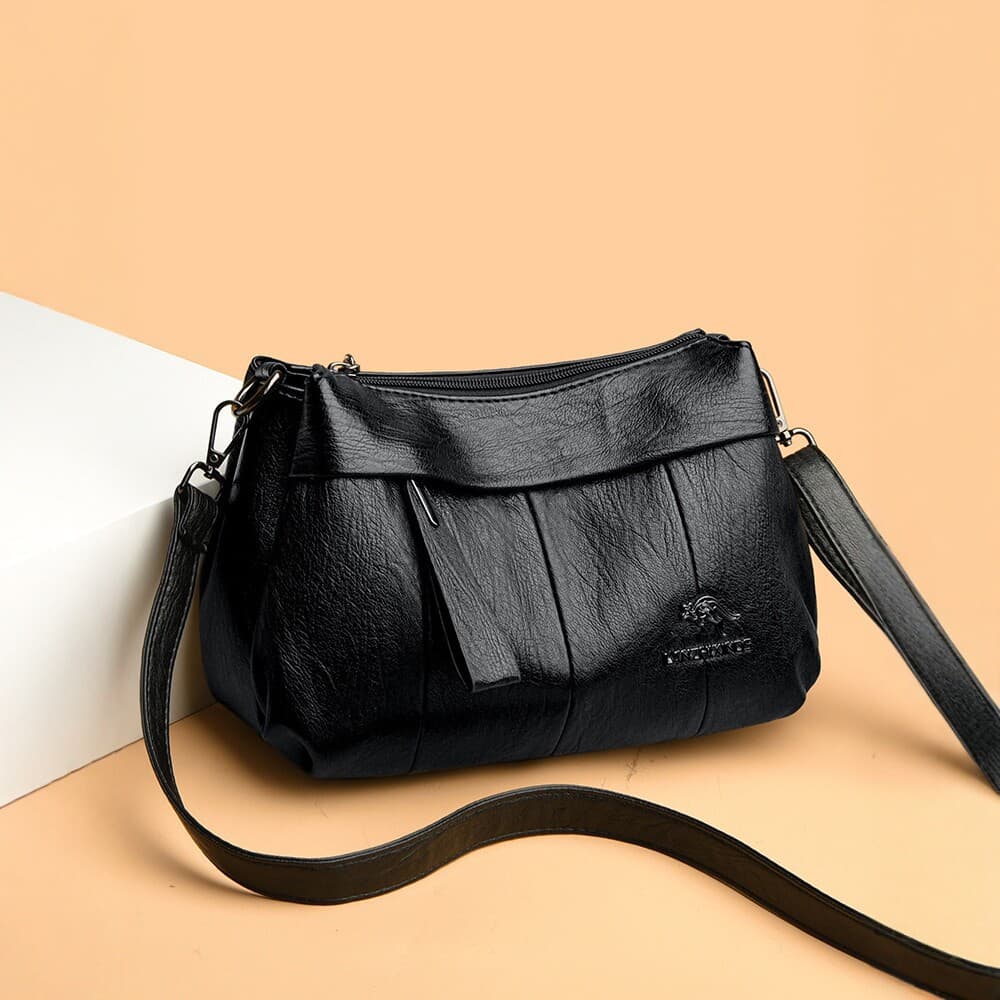Soft bag, fashionable mother bag, versatile bag, new middle-aged women's bag, trendy bag, large capacity bag, shoulder bag