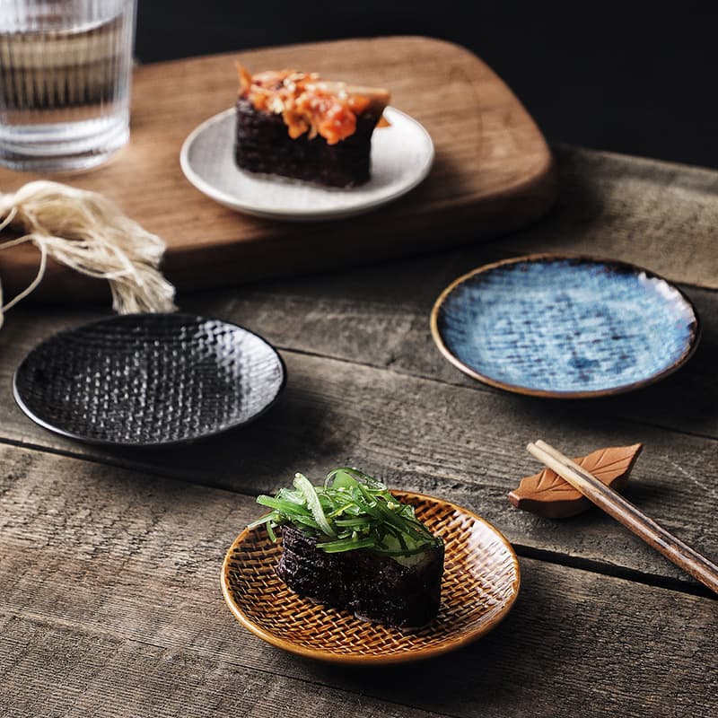 Ceramic Sauce Dish Hot Pot Condiment Dish Home Soy Sauce Dish Snack Dish Creative Butter Dish Oil Dish Vinegar Dish Snack Dish