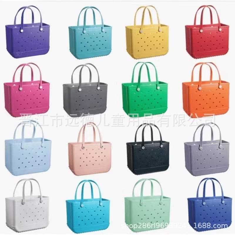 [Small flaws] [Slight flaws] [Slight flaws] EVA beach bag hole bag portable handbag waterproof travel sand