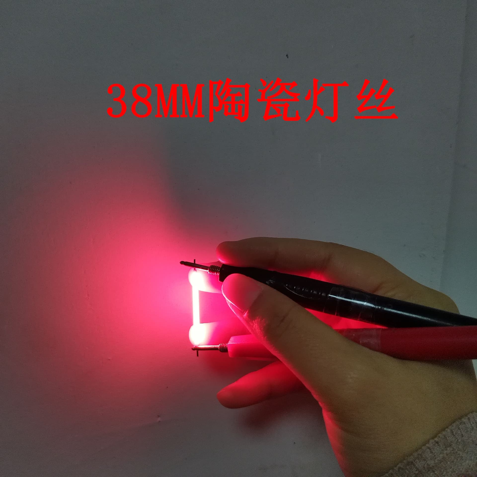 38mm Ceramic Filament 3V Red Blue Green White Warm Light Bulb Ceramic Filament DIY Ambiance In Stock