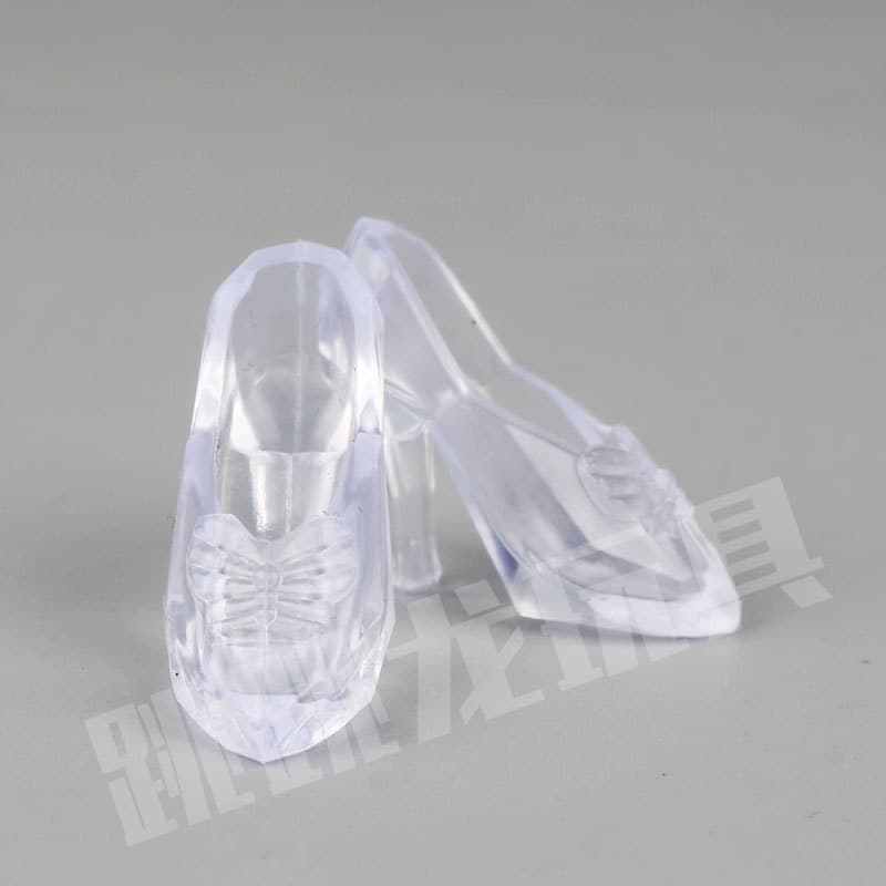 30 Pairs per Pack Crystal Shoes - Transparent Crystal