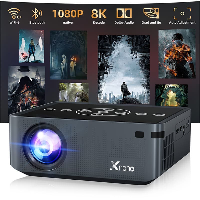 Projector Home Theater 1080P Ultra HD Auto Focus Bedroom Home Cinema Projector