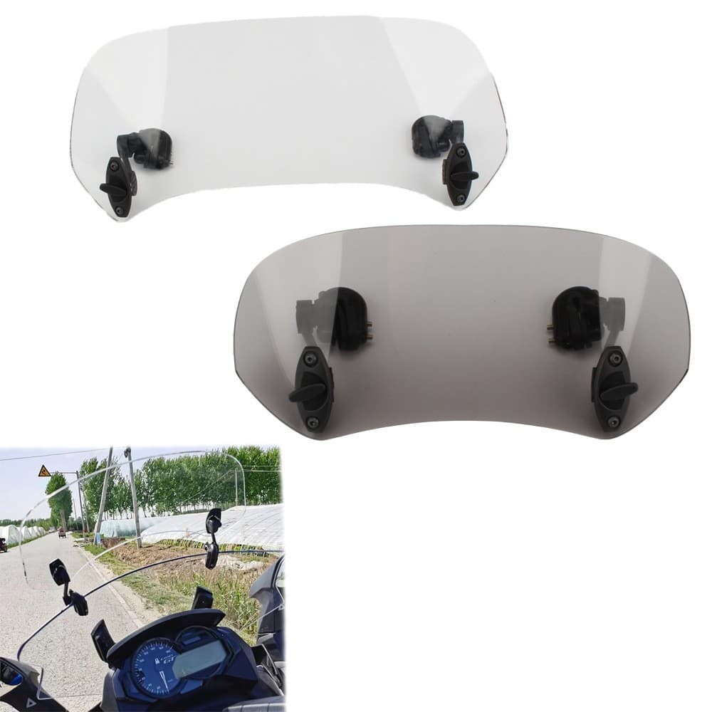Cross-border best-selling motorcycle modified raised small windshield, adjustable deflector