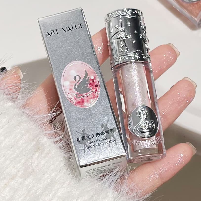 ART VALUE Liquid Eyeshadow Shimmer Highlight Liquid Glitter Sparkle Under Eye Pen Teardrop Single Color Eyeshadow Liquid