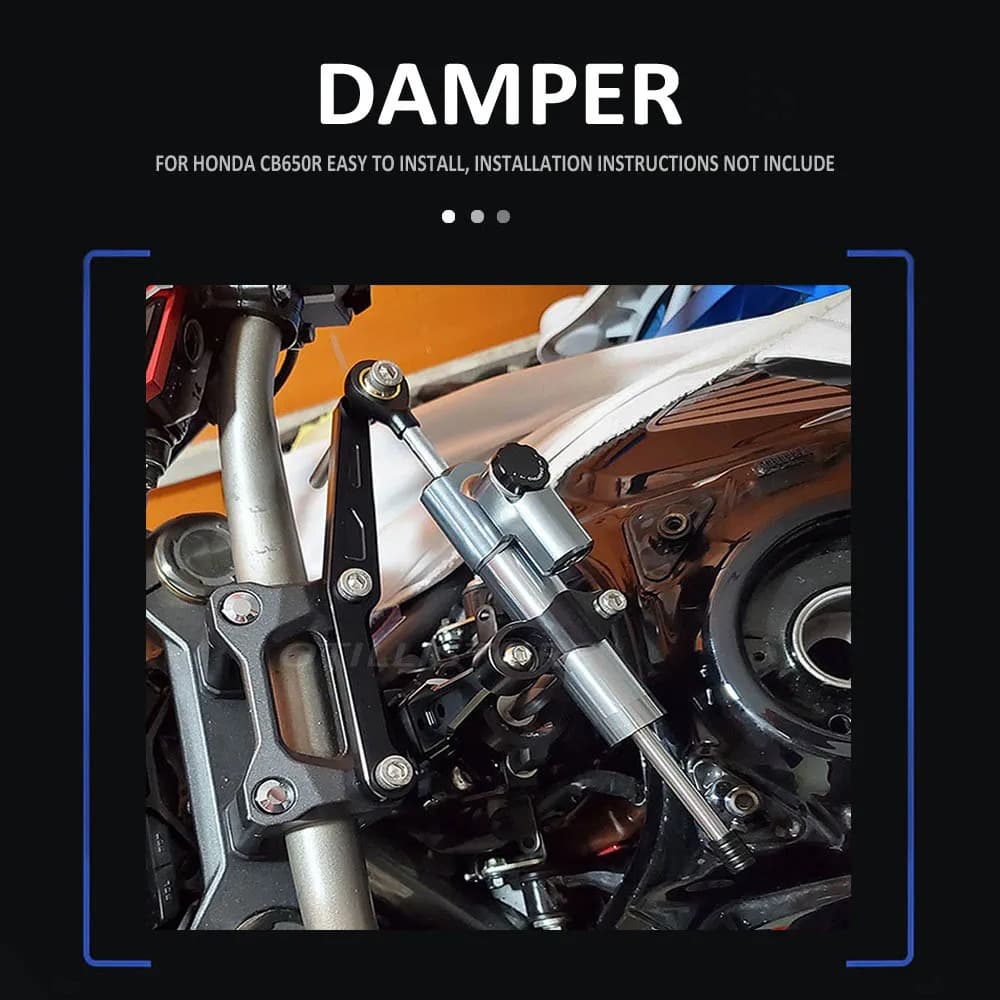 Honda CB650R 2018-2024 Steering Damper Bracket Motorcycle Handlebar Stabilizer Mounting Kit