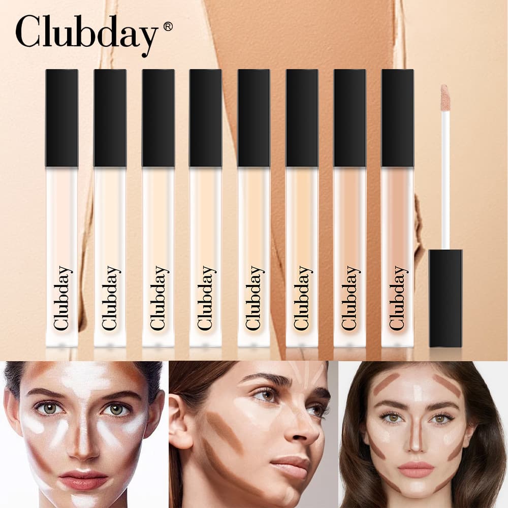 Cross-border Special Supply 3D Face Contouring Shadow Concealer Stick, Popular Eye Primer for Dark Circles, Liquid Concealer