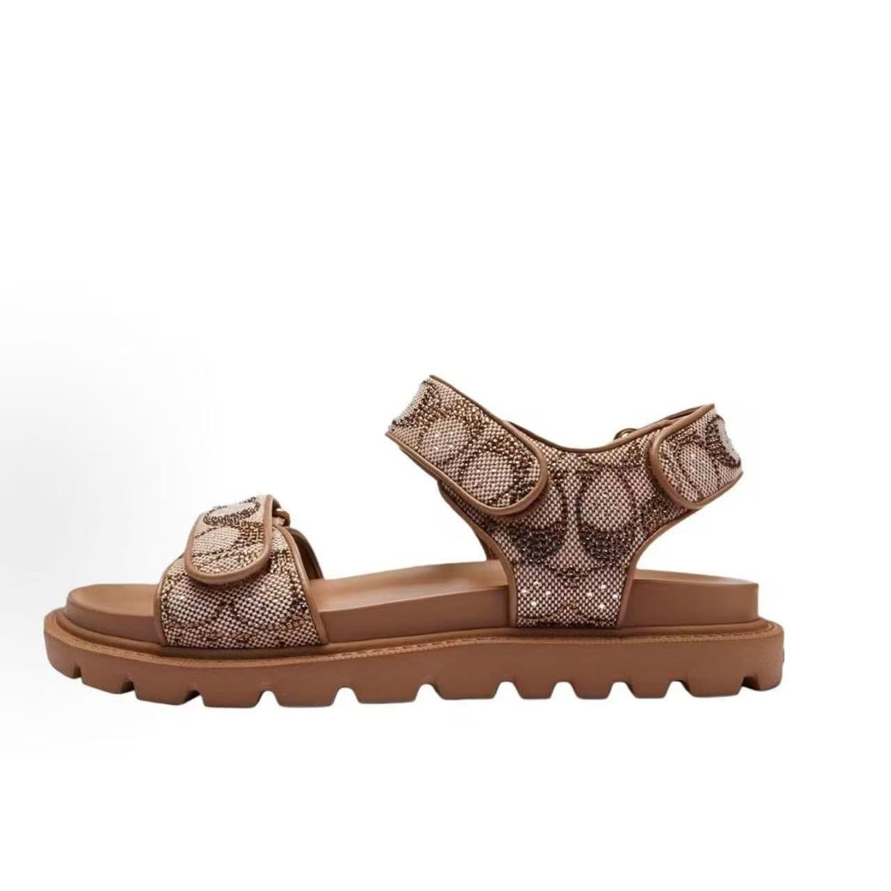 Guangzhou cross-border foreign trade large size sandals wholesale European, American and Russian fashion thick-soled beach sandals slippers