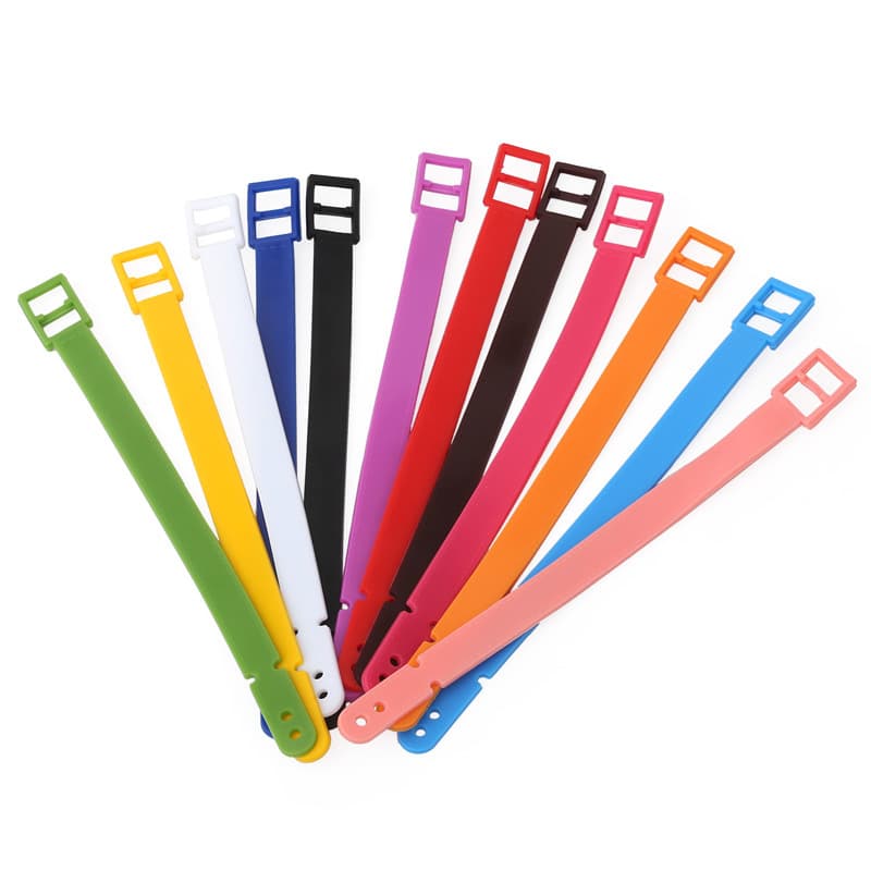 Factory Stock PVC Soft Creative Colorful Strap Luggage Tags - Multiple Colors Available, Custom Color Orders Supported