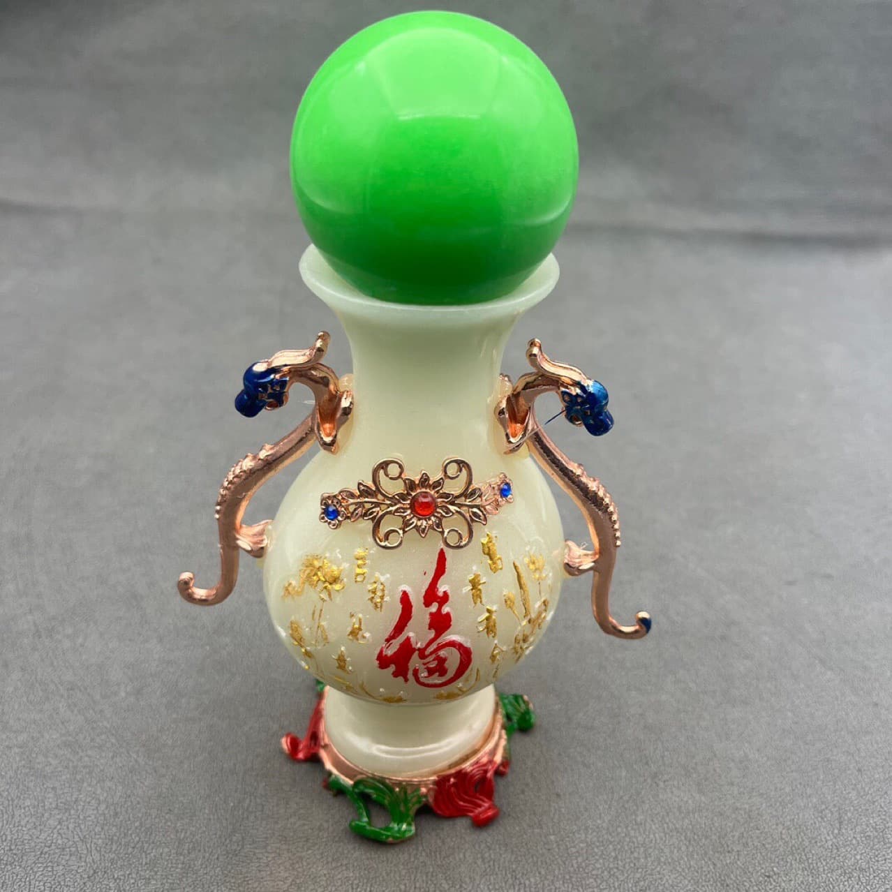 Live supply collection of luminous stone painted blessing words vase ornaments home decoration creative crafts