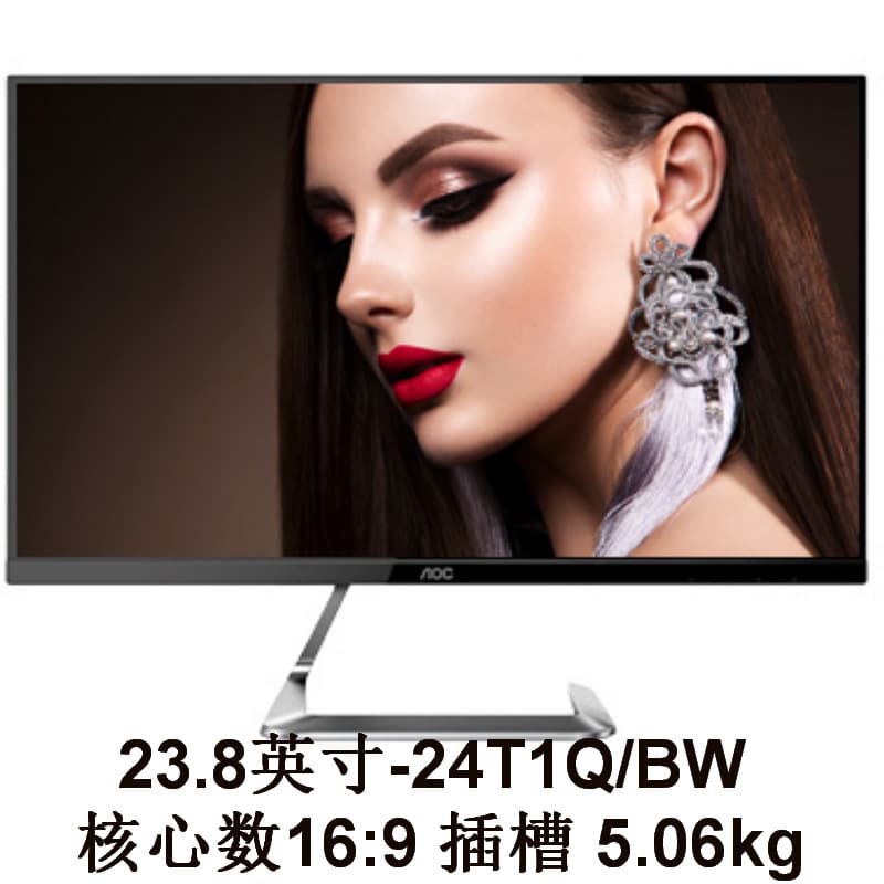 Monitor (1) 24T1Q/BW 23.8-inch AH-IPS Negotiable with Invoice