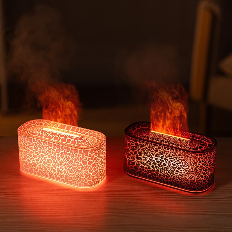 Cross-border ice crack humidifier small usb air humidifier creative home desktop mini air humidifier