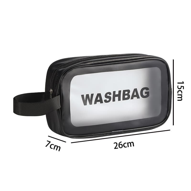 Cosmetic Storage Bag Toiletry Bag Travel Handheld Portable Large Capacity PVC Waterproof Transparent High-End Makeup Bag