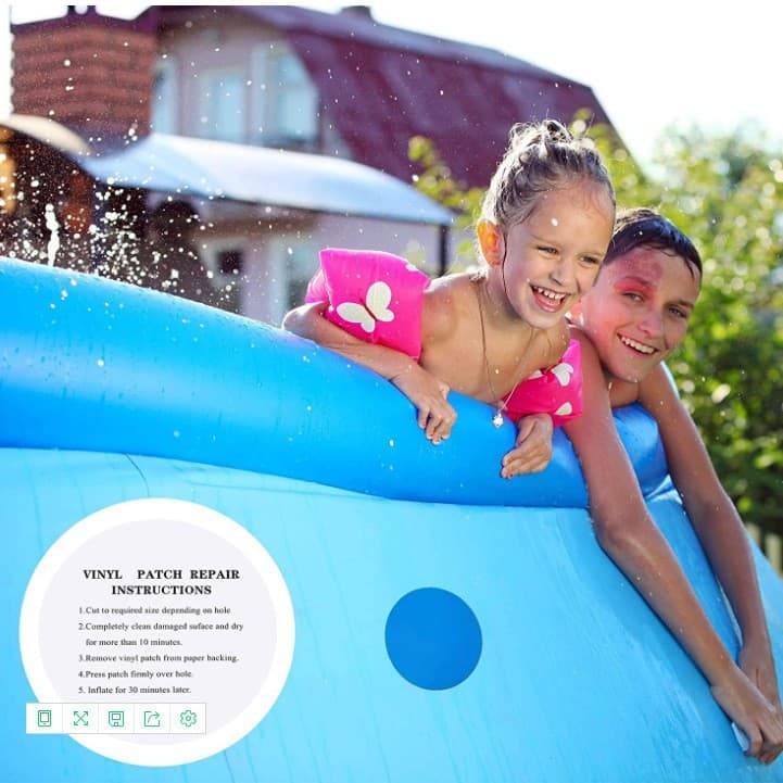 Pool Waterproof Repair Patch Multi-Function Self-Adhesive Pool Repair Patch