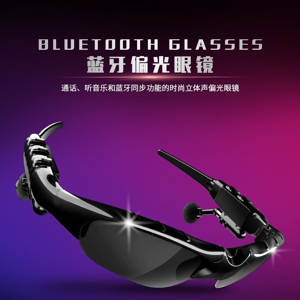 Cross-border Hot Selling Bluetooth Glasses Amazon Wireless Earbuds 5.1 Dual Ear Call 368 Sunglasses Smart Glasses