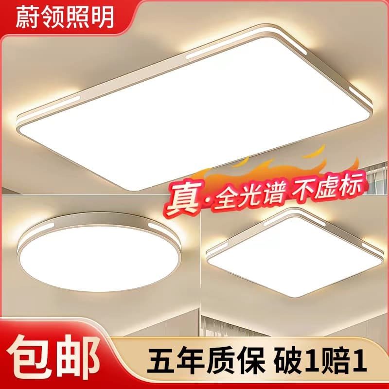 Ultra-Thin LED Ceiling Lamp Scandinavian Round Long High-End Lamp Simple Modern Home Balcony Room Master Bedroom Lamp
