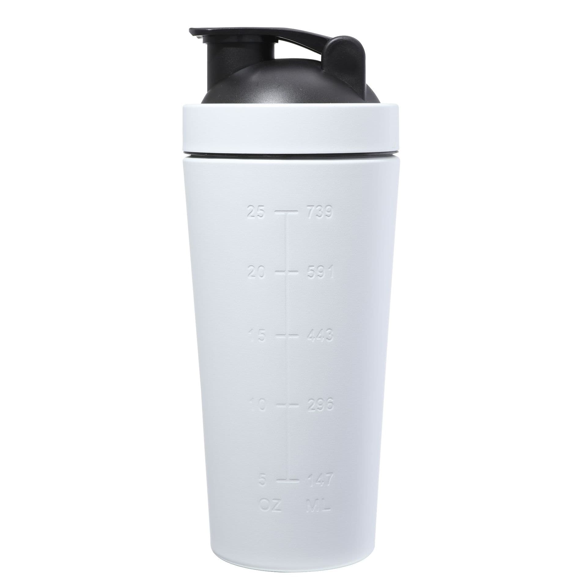 304 Stainless Steel Single-Layer Double-Section Shaker Cup with Convenient Storage Layer, Protein Powder Mixing Cup, Sports Fitness Water Bottle