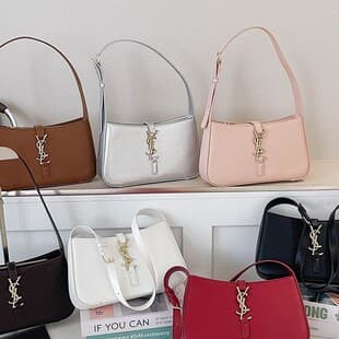 Minimalist Design YSL Underarm Bag 2026 New French Fashion Mini Square Bag High-End Versatile Single Shoulder Bags