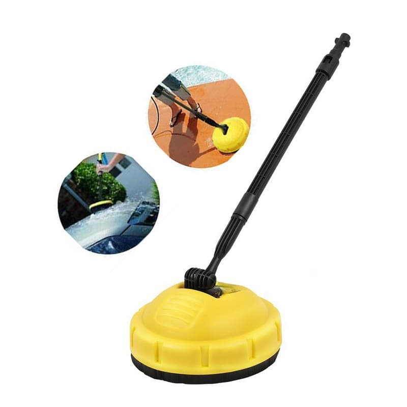 Cross-border Floor Brush for Household Cleaning Machine High Pressure Water Gun Car Wash Brush with 2 Rotating Nozzles High Pressure Water Output