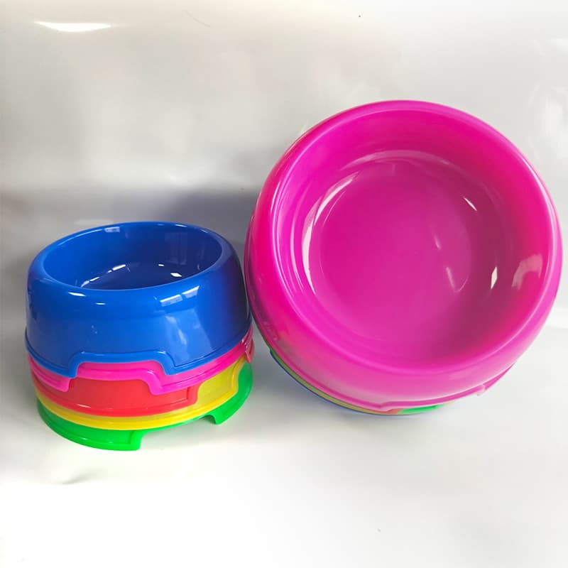 Cat Bowl, Dog Bowl, Candy Color PP Pet Bowl, Plastic Cat Food Bowl, Teddy, Poodle, Small Dog Bowl, Pet Supplies