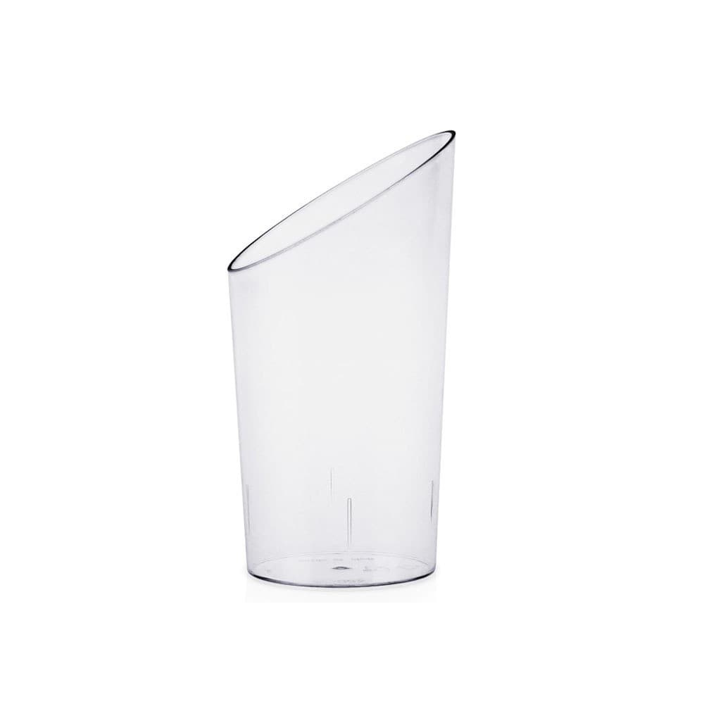 Disposable e-commerce bestseller: 65ml chocolate dessert appetizer pudding cake slanted round plastic cup with spoon.