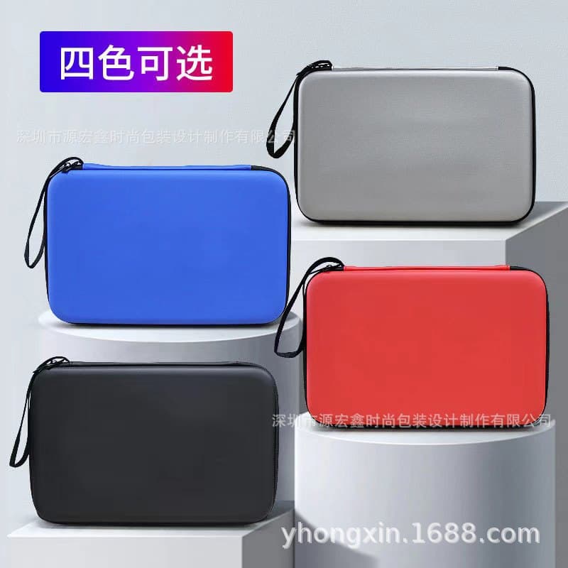 Table Tennis Paddle Case EVA Storage Bag Paddle Cover Square Table Tennis Paddle Storage Bag Multi-functional Dustproof Portable