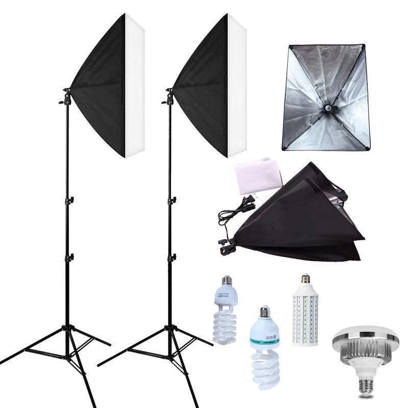 50 * 70cm Photography Soft Light Box LED Live Studio Always Bright Photography Lighting Light Beauty Fill Light Mushroom Light