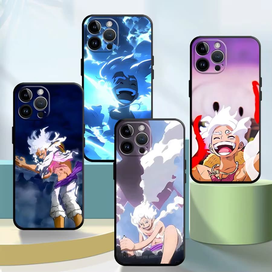 Cute Luffy suitable for trendy men iPhone17 One Piece anime 15plus all-inclusive anti-fall 1416xr mobile phone case