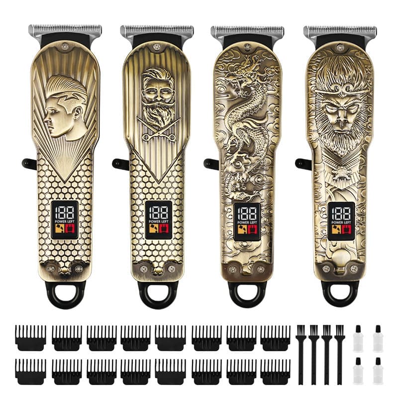 New Cross-Border Hair Clipper Professional Barber Electric Hair Trimmer Men's Grooming Tool Carving Clipper