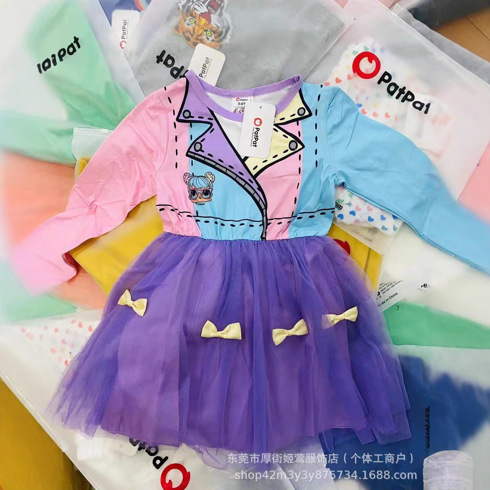 Patpat Dress Children's Clothing Overstock Brand Kids' Fashion Cute Girls' Clothes Mixed Lots