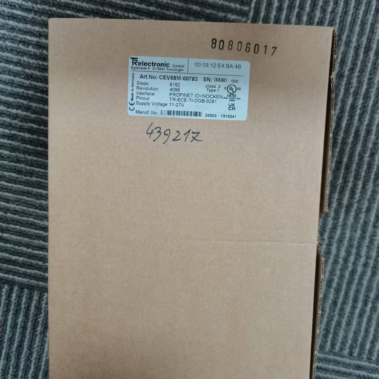 TR Encoder CEV58M-00783 High Precision Original Imported Stock