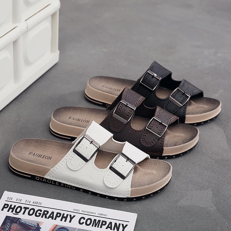 Men's Sandals Outdoor Wear Versatile Non-Slip Beach Shoes Summer Outdoor Fashion Thick Sole Soft Sole Thong Sandals