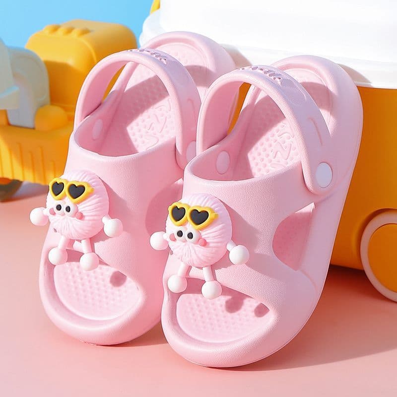 Girls EVA Sandals Summer Non-slip Dual-purpose Sandals Soft Sole Beach Shoes Little Princess Open-toe Kids Casual Sandals