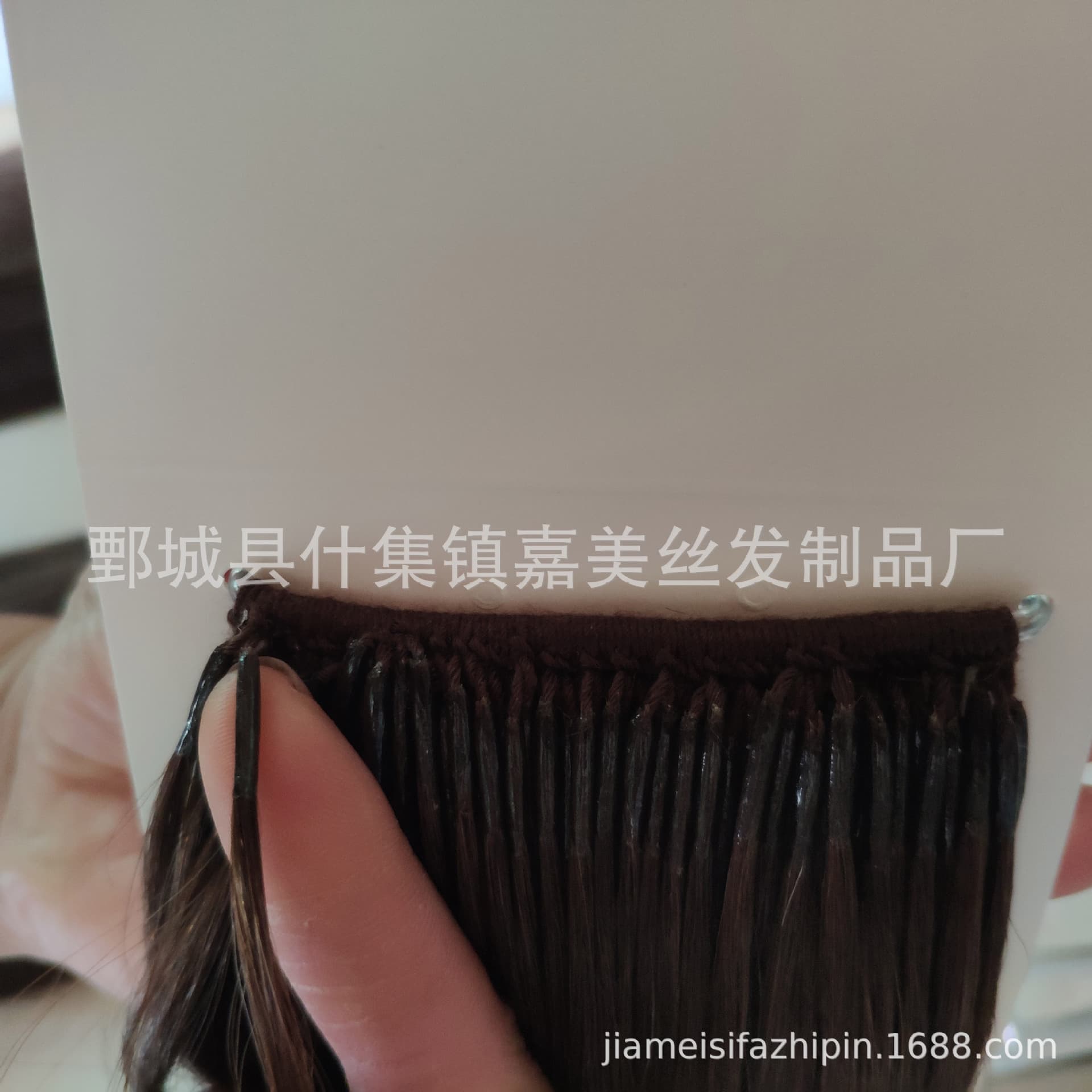 Braided Hair Remy Human Hair Extensions One Line Two Stick Hair Wholesale Korean Cotton Hair Extensions