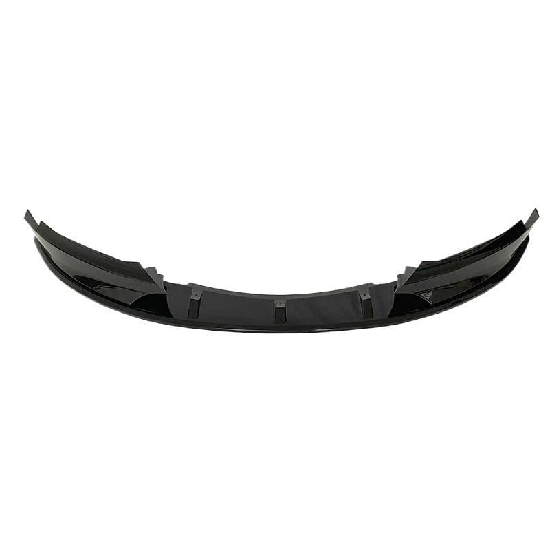 For 2008-2011 BMW 1 Series E82 Front Lip MP Style Gloss Black Front Bumper Spoiler Carbon Pattern Front Lip Kit