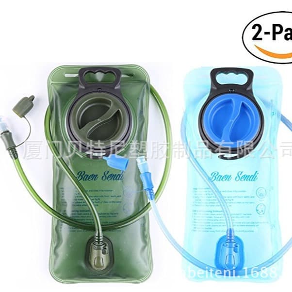 Amazon Hot-Selling 2L Hiking Water Bag with Large Opening and Quick-Release Water Stop Switch for Camping and Sports