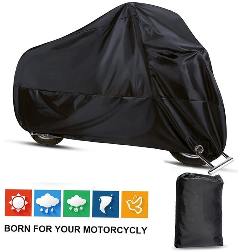 190T/210D Cross-Border Supply Motorcycle Cover Electric Scooter Cover Outdoor Moped Cover Sunshade Car Cover