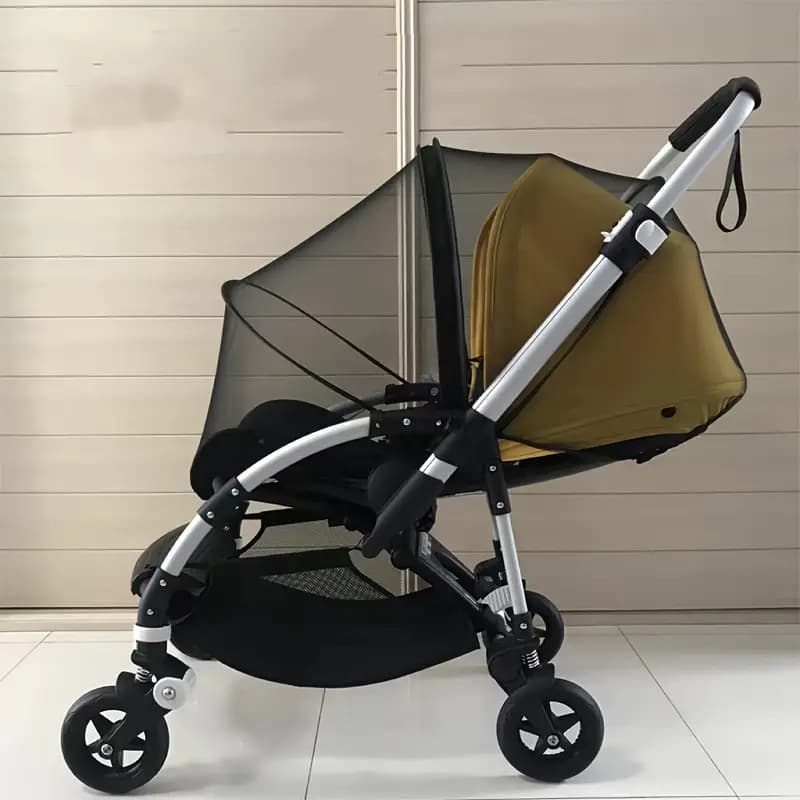 Summer Zipper Portable Baby Stroller Mosquito Net Cover, Full-Coverage Stroller Mesh Baby Bug Net