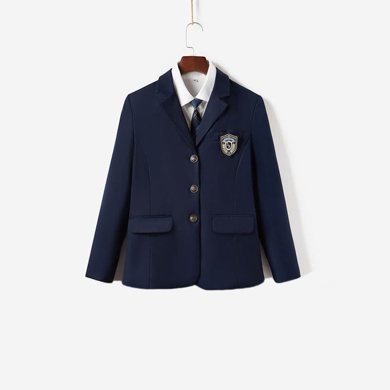 Wholesale JK uniform skirts, authentic suit jackets, autumn and winter school style campus suit sets, three-piece women's outfits