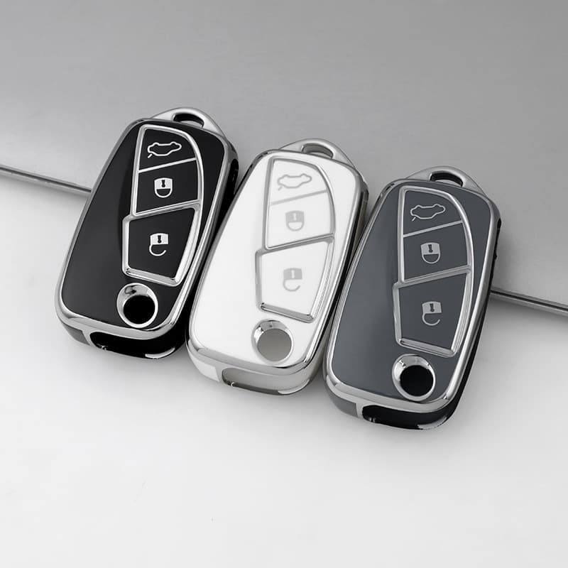 Silicone Key Case Cover for Fiat 3-Button Remote Key Fiat Freemont, Fiat Viaggio, Fiat Ottimo, Fiat Bravo, Fiat Stilo, Fiat Punto